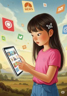 Maya and the Digital Detectives educational story for 7-12 years children in English featuring inspiring themes