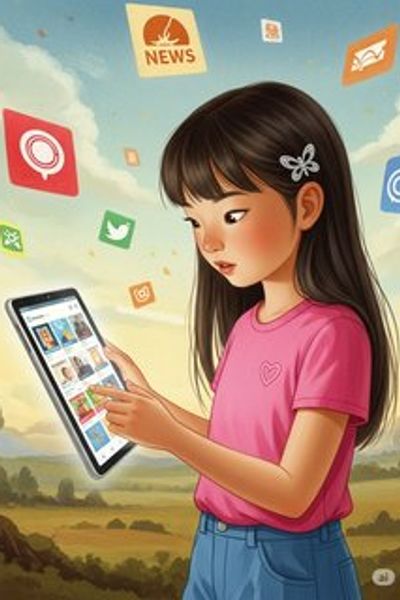 Maya and the Digital Detectives educational story for 7-12 years children in English featuring inspiring themes