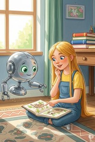 Elara and the Digital Detective educational story for 7-12 years children in English featuring humorous themes