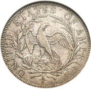 ½ Dollar "Draped Bust Half Dollar" (small eagle) - Reverse