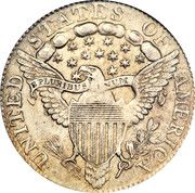 1 Dime "Draped Bust Dime" (Heraldic eagle) - Reverse