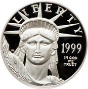 100 Dollars "American Platinum Eagle" (Bullion Coinage) - Obverse