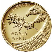 25 Dollars (End of World War II 75th Anniversary; Gold Bullion Coinage) - Obverse
