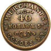 1 Cent (Alden and Frink) - Reverse