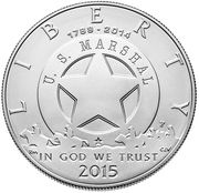 1 Dollar (225th Anniversary of US Marshals Service) - Obverse