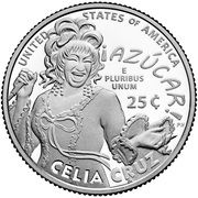 25 Cents "Washington Quarter" (Celia Cruz) - Reverse
