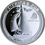 25 Dollars (America's Cup) - Reverse