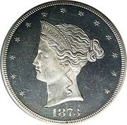 1 Dollar "1873 Trade Dollar" (Pattern) - Obverse