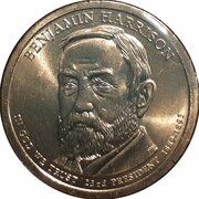 1 Dollar (Benjamin Harrison) - Obverse