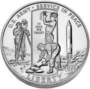 ½ Dollar (United States Army) - Obverse