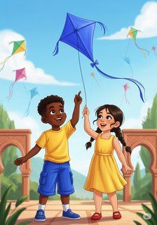 Sammy's Sharing Day educational story for 3-6 years children in English featuring warm themes