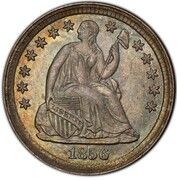 ½ Dime "Seated Liberty Half Dime" (reduced weight) - Obverse