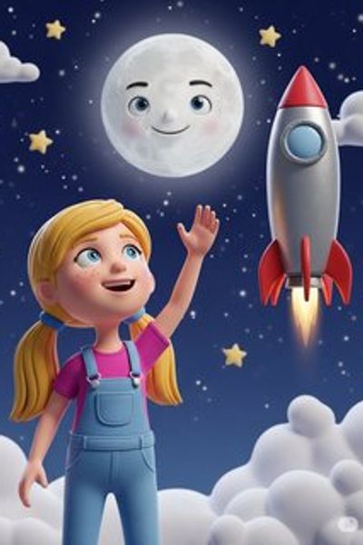 Tiffany's Lunar Rap adventure story for 7-12 years children in English featuring inspiring themes