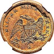 Civil War Token - Silver Mine - Obverse