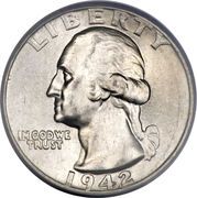¼ Dollar "Washington Silver Quarter" - Obverse