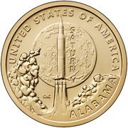 1 Dollar (American Innovation - Alabama) - Reverse