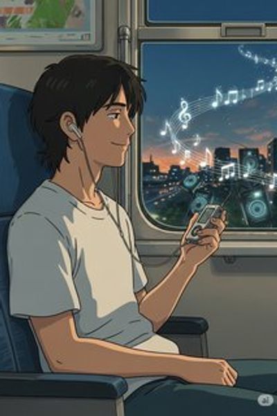 音の旅人 daily life story for 13-18 years children in Japanese featuring warm themes