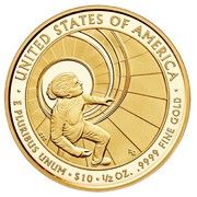 10 Dollars (Betty Ford; Bullion Coinage) - Reverse