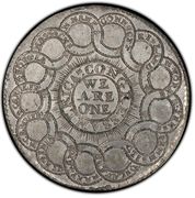 1 Dollar - Continental Currency (Pattern) - Reverse
