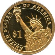1 Dollar (Zachary Taylor) - Reverse