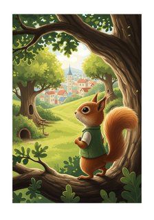 Penny's Big Adventure educational story for 7-12 years children in English featuring warm themes