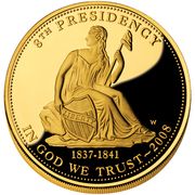 10 Dollars (Martin van Buren's Liberty; Bullion Coinage) - Obverse