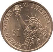 1 Dollar (John Adams) - Reverse