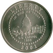 ½ Dollar (US Capitol Visitor Center) - Obverse