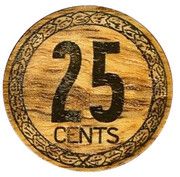 25 Cents - City of North Bend (North Bend, Oregon) - Reverse
