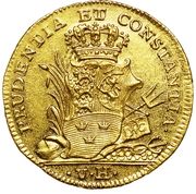 1 Ducat - Frederik V - Reverse