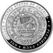1 Dollar (Benjamin Franklin Tercentenary, Founding Father) - Reverse