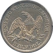 ½ Dollar "Seated Liberty Half Dollar" - Reverse