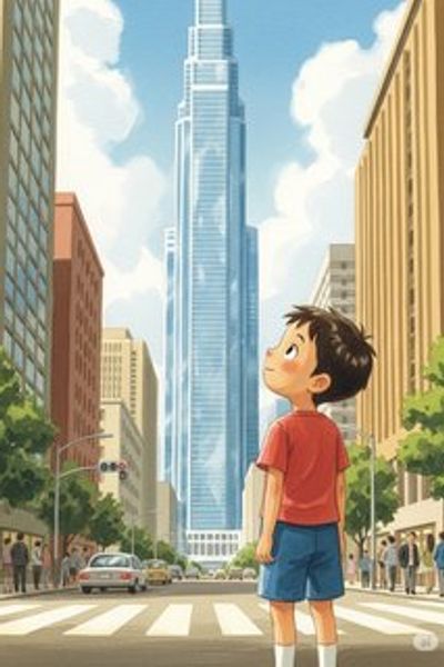 the buildings electric heart educational story for 7-12 years children in English featuring inspiring themes