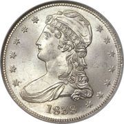 ½ Dollar "Capped Bust Half Dollar" (HALF DOL. below eagle) - Obverse