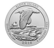 ¼ Dollar "Washington Quarter" Block Island National Wildlife Refuge - Silver 5 oz - Reverse