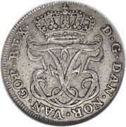 12 Skilling - Frederik V (Monogram) - Obverse