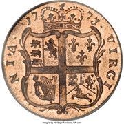 ½ Penny - George III - Reverse