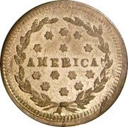 Civil War Token - Second Silver Mine - Reverse