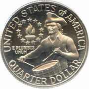¼ Dollar "Washington Quarter" (Bicentennial) - Reverse