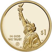 1 Dollar (American Innovation - New Hampshire) - Obverse