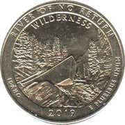 ¼ Dollar "Washington Quarter" (Frank Church River of No Return Wilderness, Idaho) - Reverse