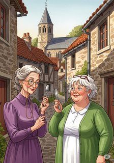 Le Mystère de la Cuillère Disparue mystery story for 7-12 years children in French featuring warm themes