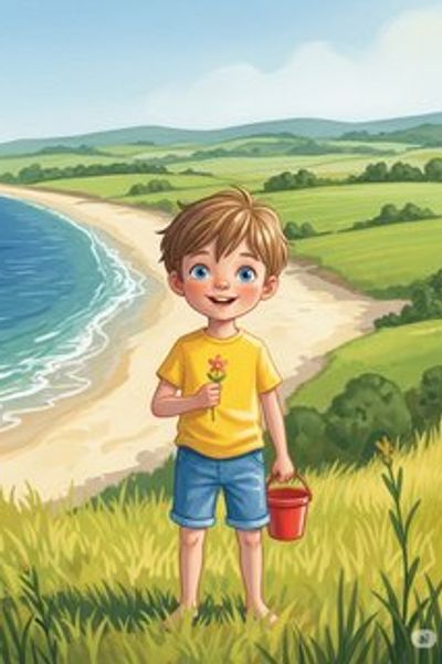 Darin's New Farm Home daily life story for 7-12 years children in English featuring warm themes
