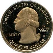 ¼ Dollar "Washington Quarter" (Acadia National Park, Maine) - Obverse