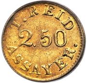 2½ Dollars - Templeton Reid - Reverse