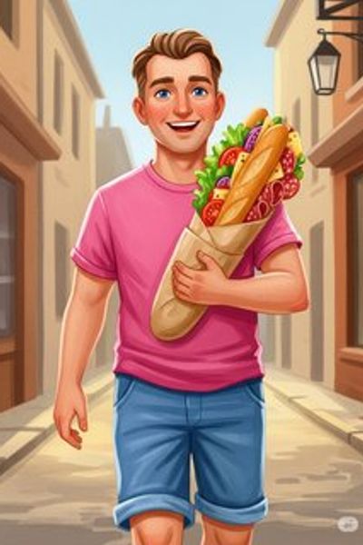 The Super Sand-Wedge Surprise daily life story for 3-6 years children in English featuring warm themes