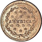 Civil War Merchant Token - A. Miller and Co Produce Commission (Milwaukee, Wisconsin) - Reverse