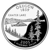¼ Dollar "Washington Quarter" (Oregon - Silver Proof) - Reverse