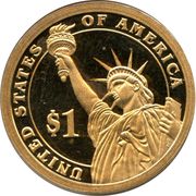 1 Dollar (Woodrow Wilson) - Reverse
