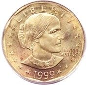 1 Dollar "Susan B. Anthony Dollar" (Pattern) - Obverse